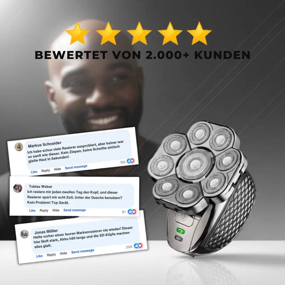 GlatzRazor® All-in-One Set : Alles was Mann braucht
